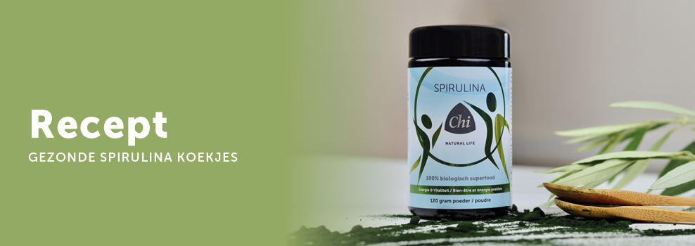 Gezonde spirulinakoekjes